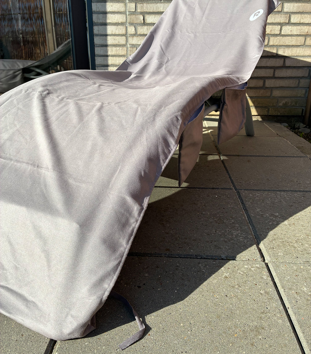 Överdrag till solstol - Grå