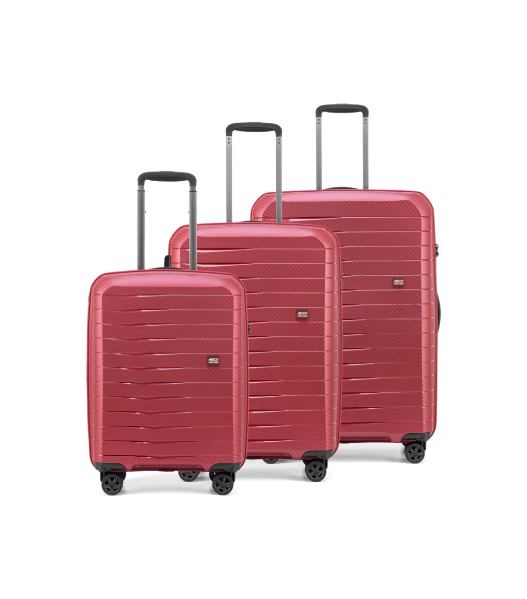 Airbox AZ18 Rasberry Red Resväska Set