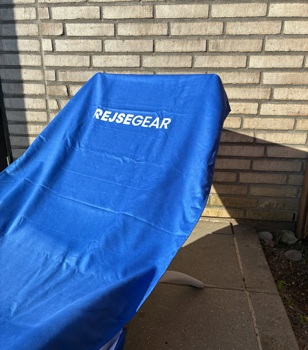 Överdrag till solstol - Blå
