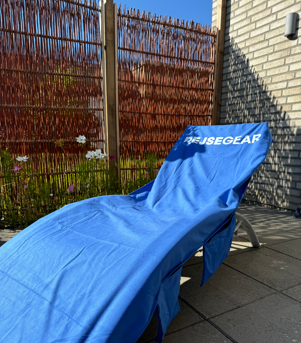 Överdrag till solstol - Blå