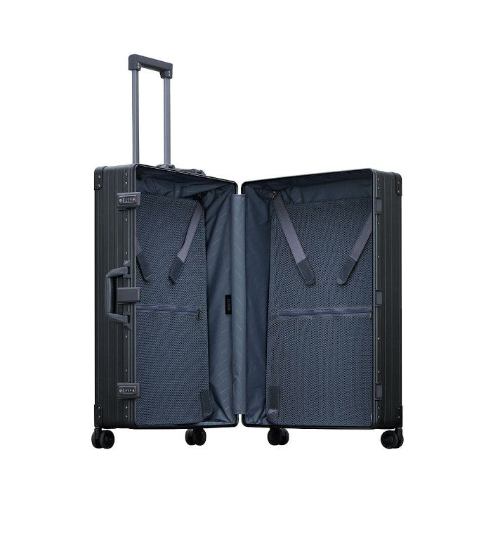 Aleon aluminium resväska svart