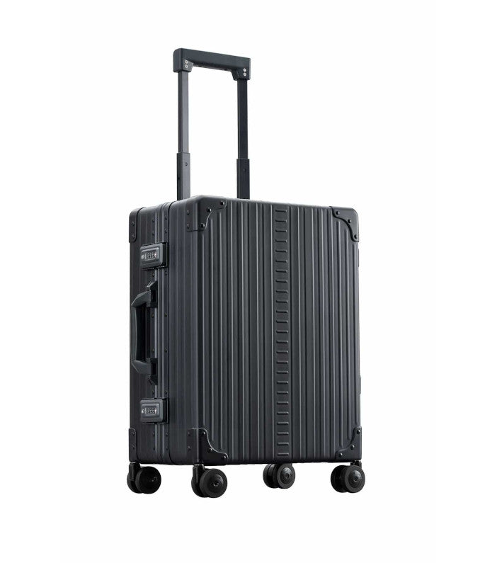 Aleon aluminium resväska svart