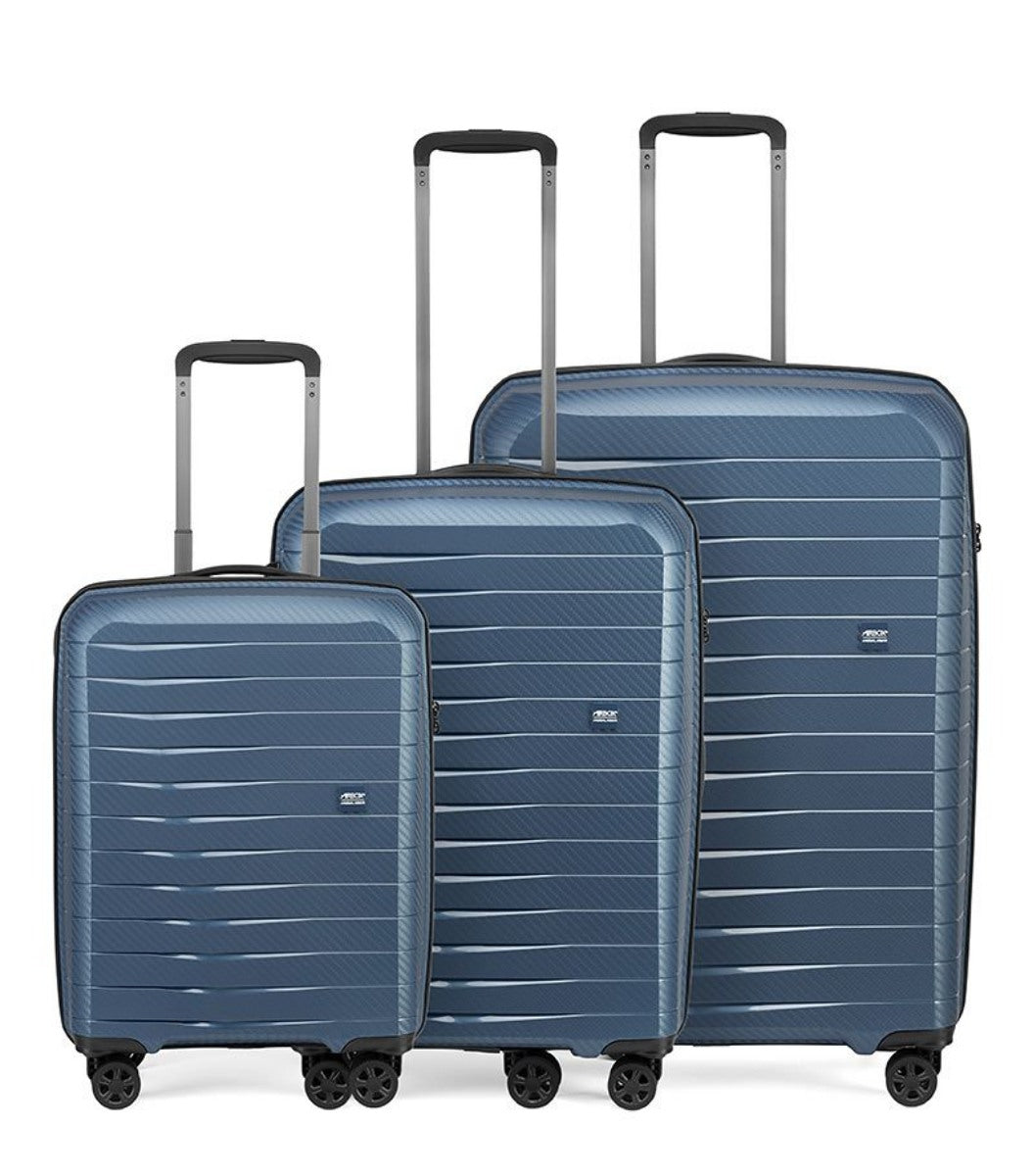 Airbox AZ18 Metallic Navy resväska Set